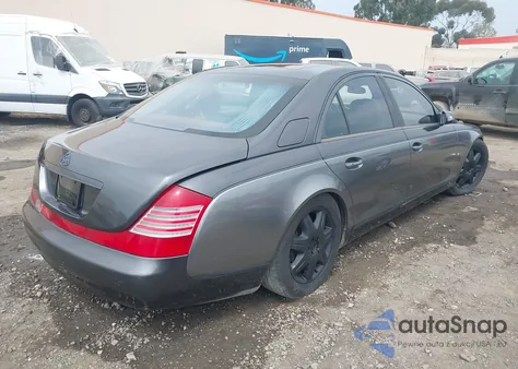 2004 Maybach 57 из США, поврежденный, VIN WDBVF78J64A000495